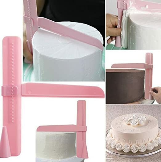 Pro Froster - Adjustable Cake Smoother – GenieMania Fr | Smooth cake,  Froster, Canned frosting