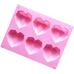 Buy Wilton 6-Cavity Mini Heart Silicone Mold in UAE