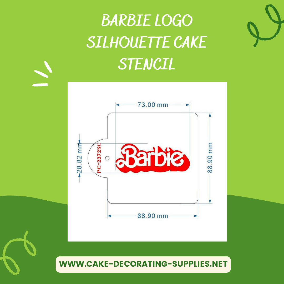 Barbie Logos Silicone Mold - Cake Decorating Supplies Dubai