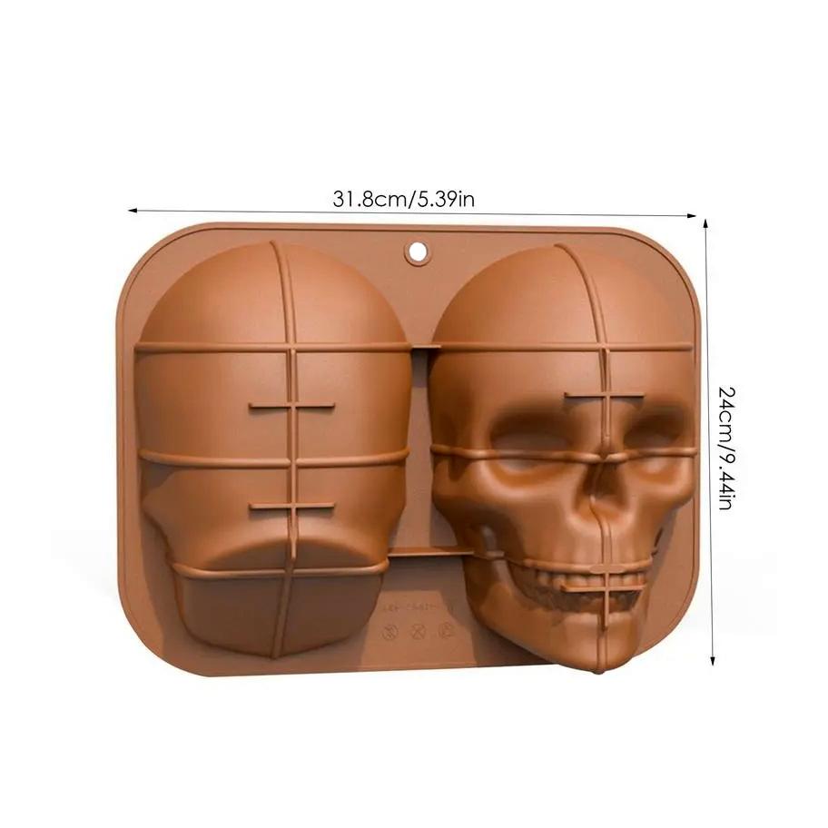 Skeleton Chocolate Molds 3d 32 Cavities Silicone Mold Mini - Temu