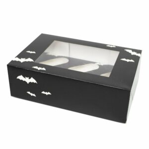 Halloween Bat Satin Cupcake Box
