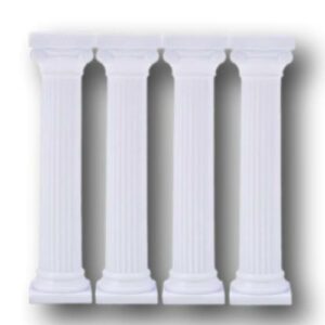 4 Pcs Set 6.7 inches Grecian Pillar Cake Support