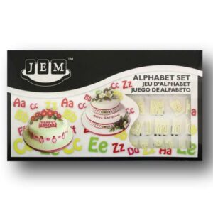 JEM 64 Piece Alphabet Plastic Cutter Set