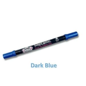 Sweet Artist Metallic Dual-Tip Edible Pens-Dark Blue