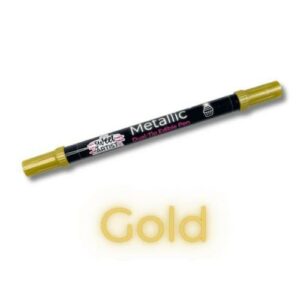 Sweet Artist Metallic Dual-Tip Edible Pens-Gold