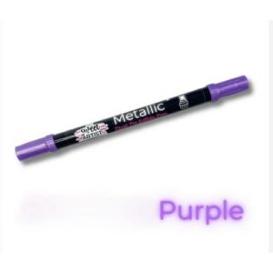 Sweet Artist Metallic Dual-Tip Edible Pens-Purple
